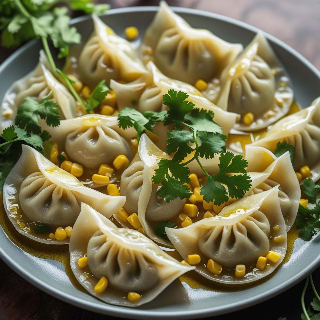 Cheese Corn Momos